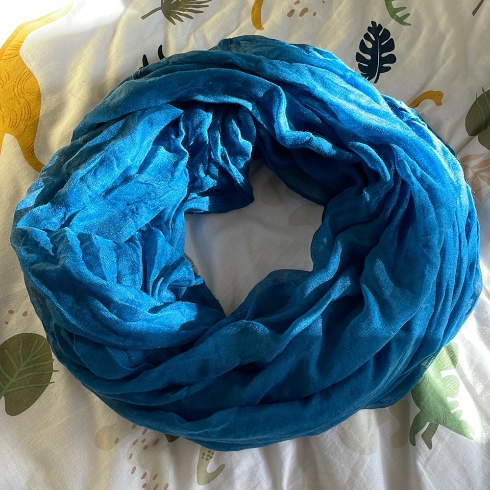 Blue Infinity Scarf